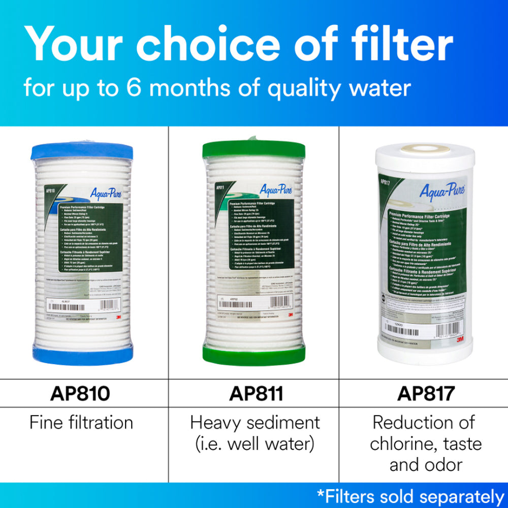 AquaPure™ AP801T Large Diameter Water Filtration System