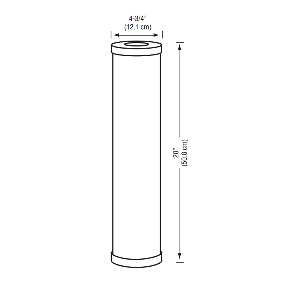 Aqua-pure B40070898 | AP810 | 4LW37 | Melt Blown Cartridge 20 Gpm 5 Mic