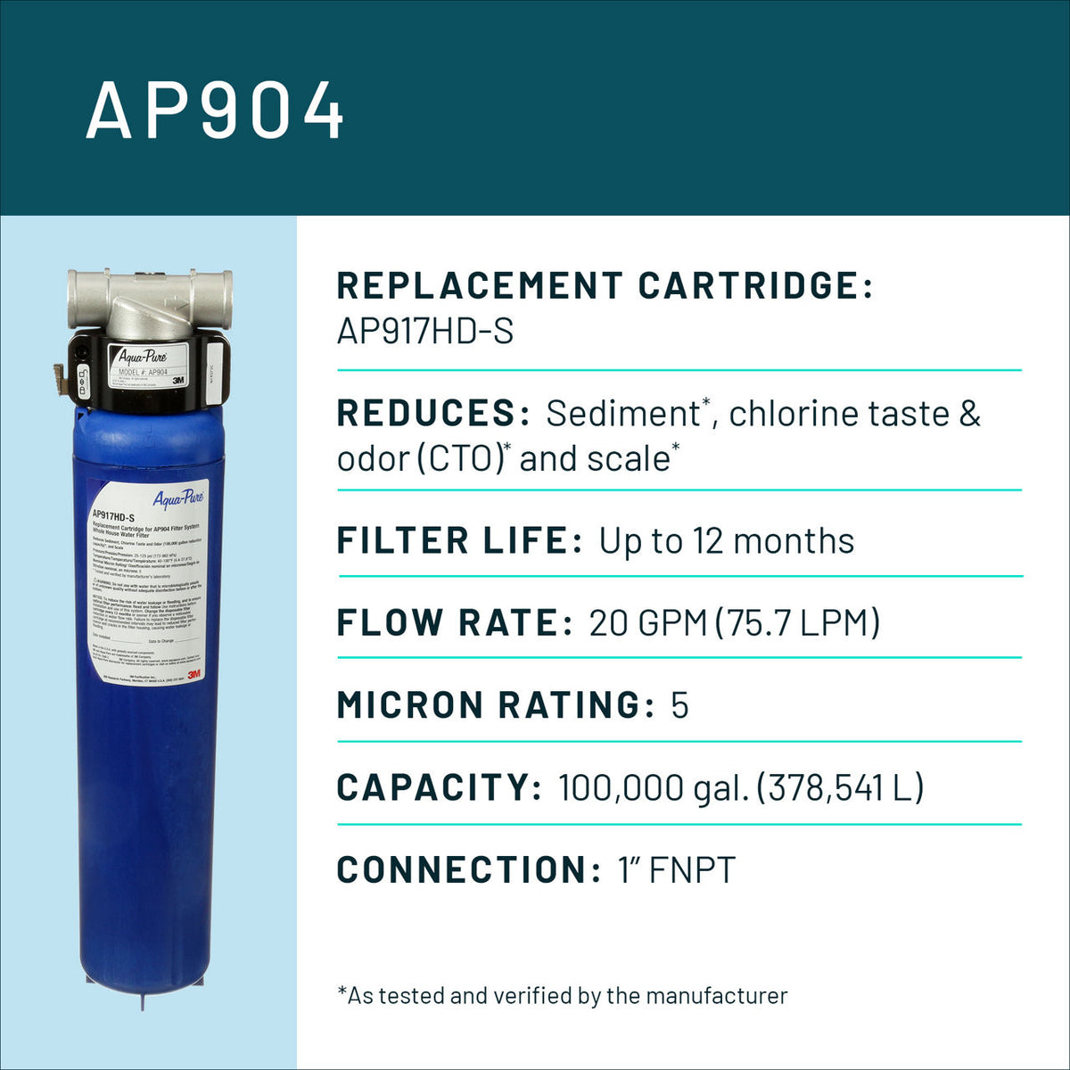Scale Reduction System Aqua-Pure™ AP904 Whole House Scale Reduction System (5621104)