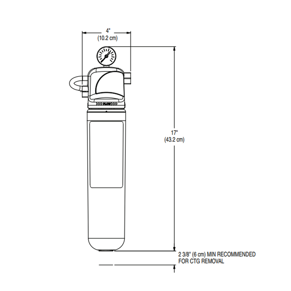3M™ ICE125-S Commercial Ice Maker Water Filtration System (5616004)