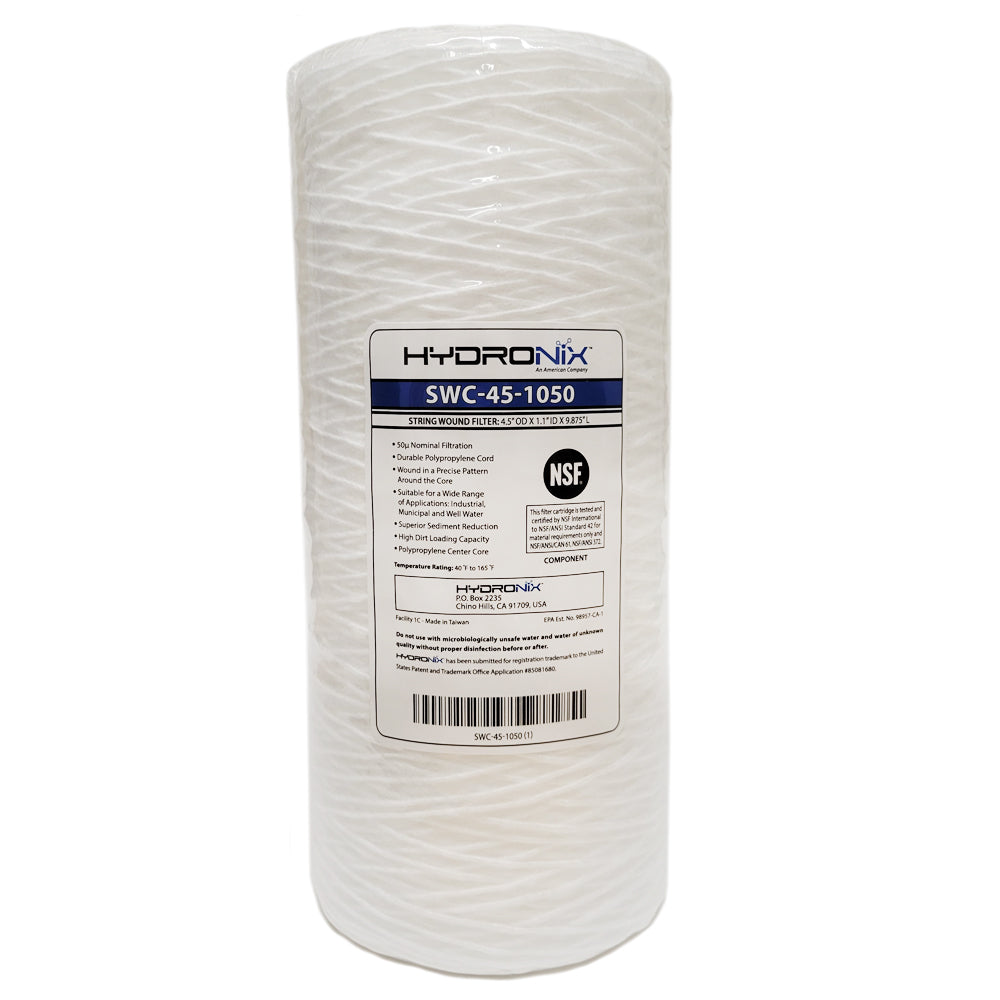 Hydronix SWC-45-1050 String Wound Sediment Water Filter